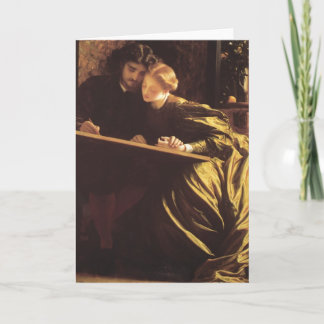 Cartão The Painter's Honeymoon by Frederic Leighton