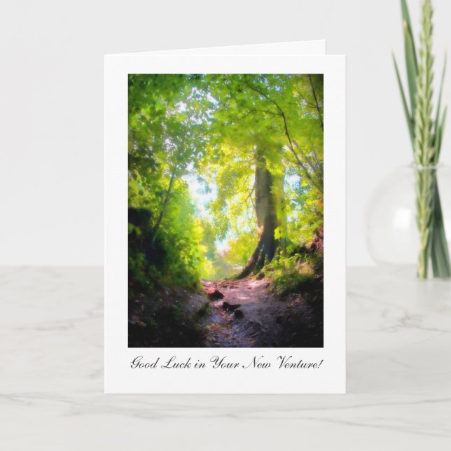 Cartão The path seems steepest... Luck in New Venture (Frente)