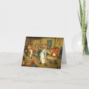 Cartão The Peasant Wedding - 1568