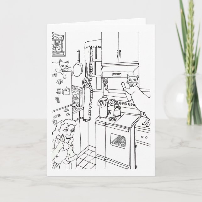 Cartão The Pot Boils Over (Frente)