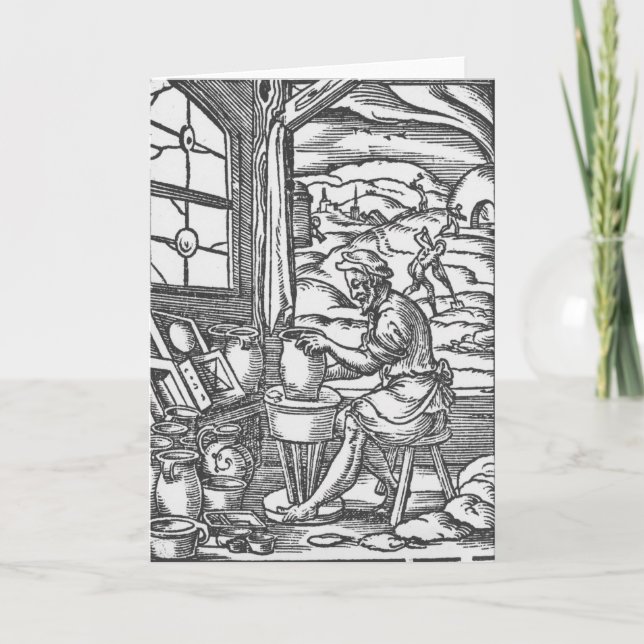 Cartão The potter, 1574 (Frente)