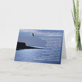 Cartão The Prayer of St. Francis