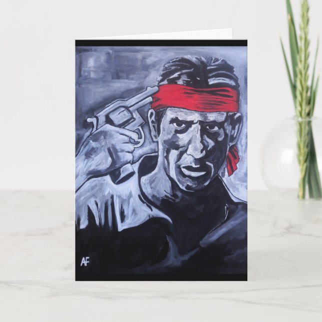 Cartão The Prisoner Painting by Alfred Fox (Frente)