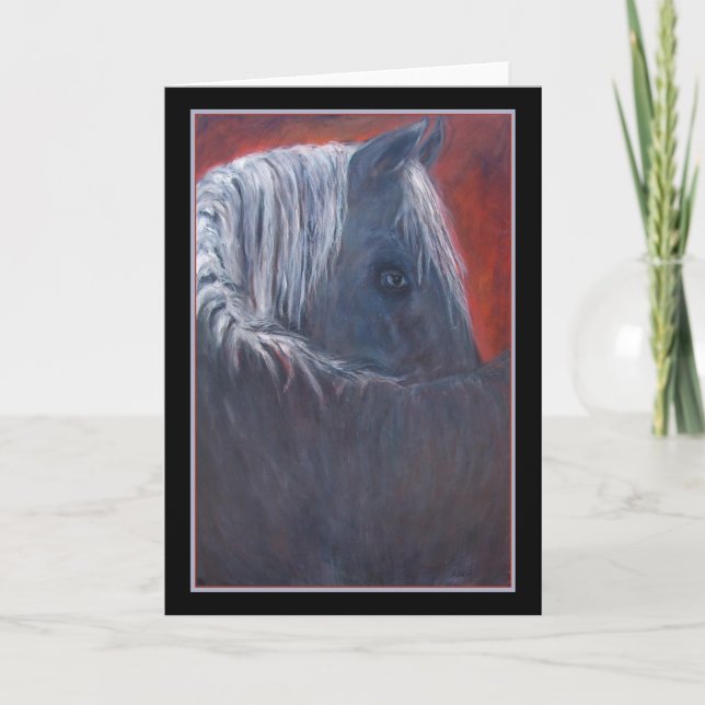 Cartão The Protector - Original Art Greeting Card (Frente)