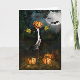 Cartão The Pumpkin Patch Halloween Card