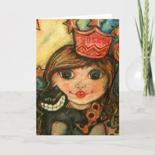 Cartão The Queen of Halloween (Frente)
