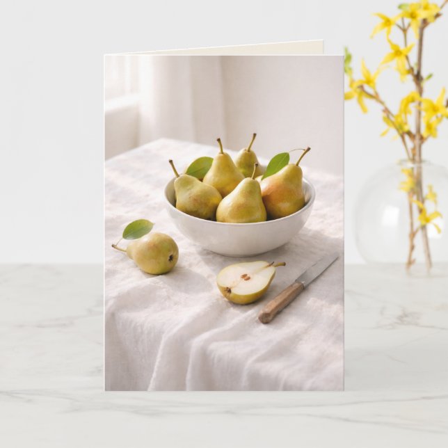 Cartão The Quiet Harvest Still Life Blank Art Card (Flor Amarela)