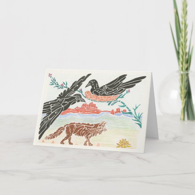 Cartão The Ravens' Nest Notecard (Frente)