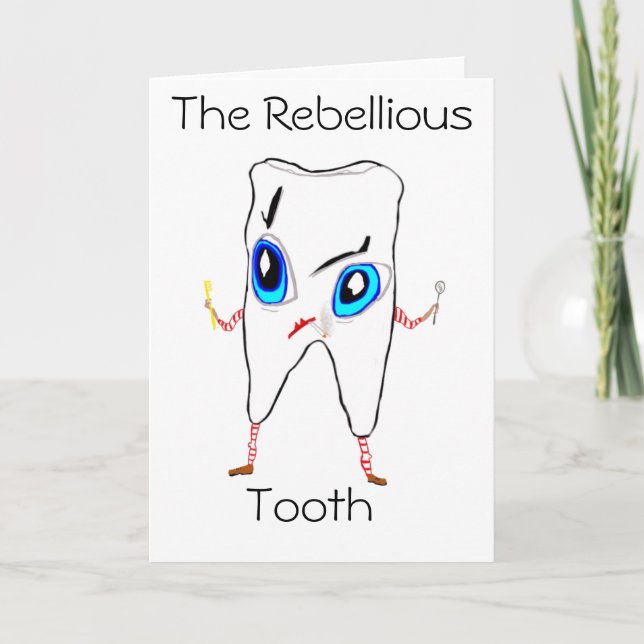 Cartão The Rebellious Tooth (Frente)
