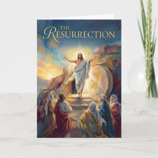Cartão The Resurrection Easter Card
