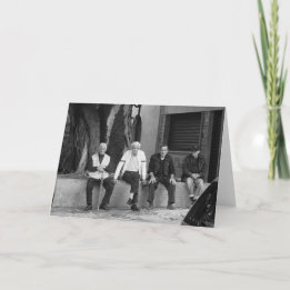 Cartão The Retired Sicilian Men Blank Card