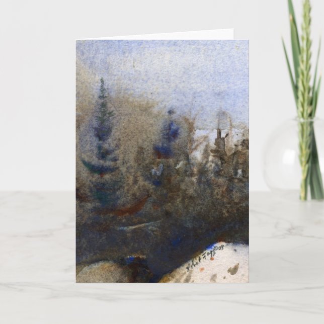 Cartão "The Ridge #6" Country Road Greeting Card (Frente)