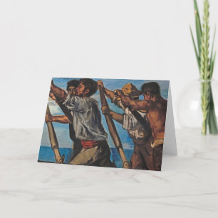 Cartão The Rowers (por Hans von Marées)