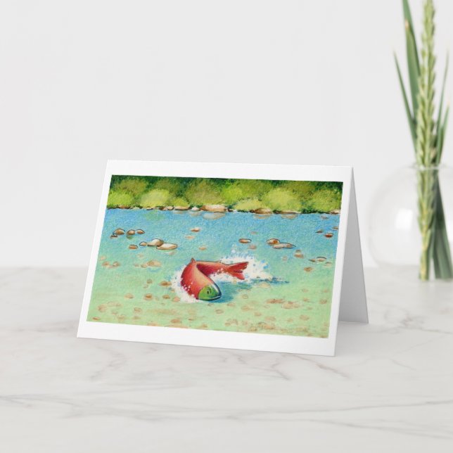 Cartão The Salmon Note Card (Frente)