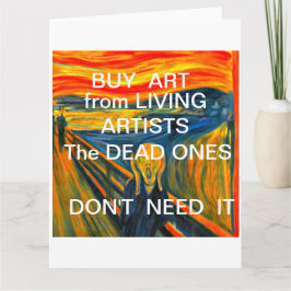 Cartão The Scream by Munch, Parody