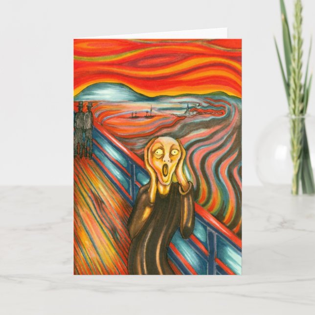 Cartão 'The Scream' card (Frente)