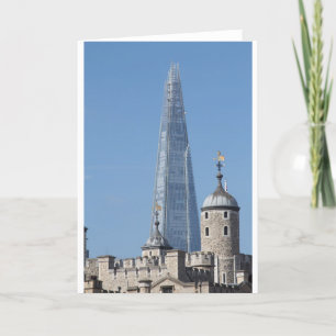 Cartão The Shard and Tower of London