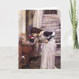 Cartão The Shrine by John William Waterhouse