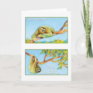 Cartão The Sloth Greeting Card Philippians 4:13