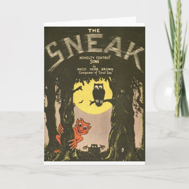 Cartão The sneak (Frente)