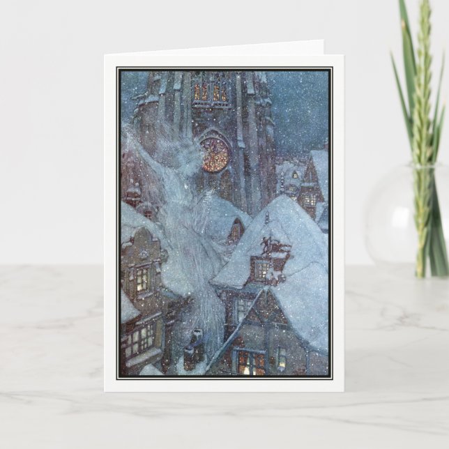 Cartão The Snow Queen by Edmund Dulac (Frente)