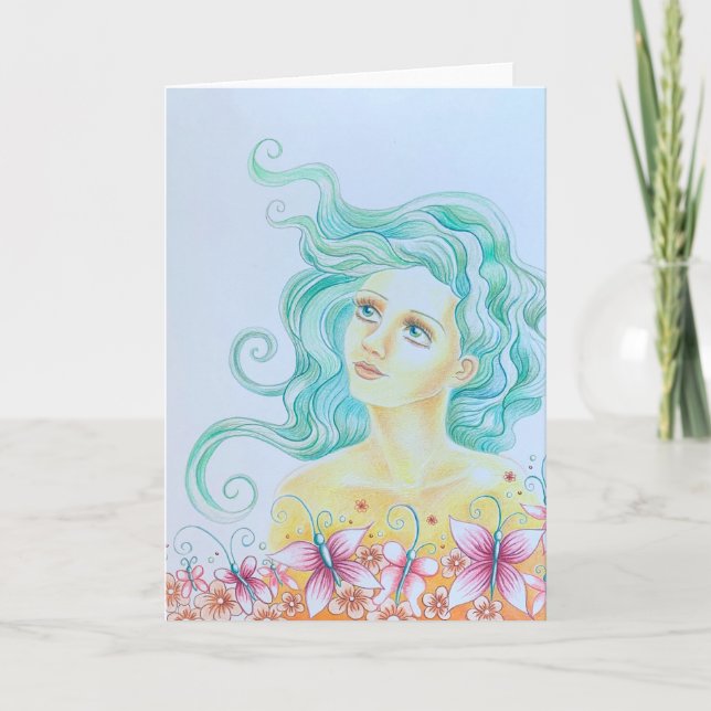 Cartão "The Soul Emerges" Greeting card (Frente)