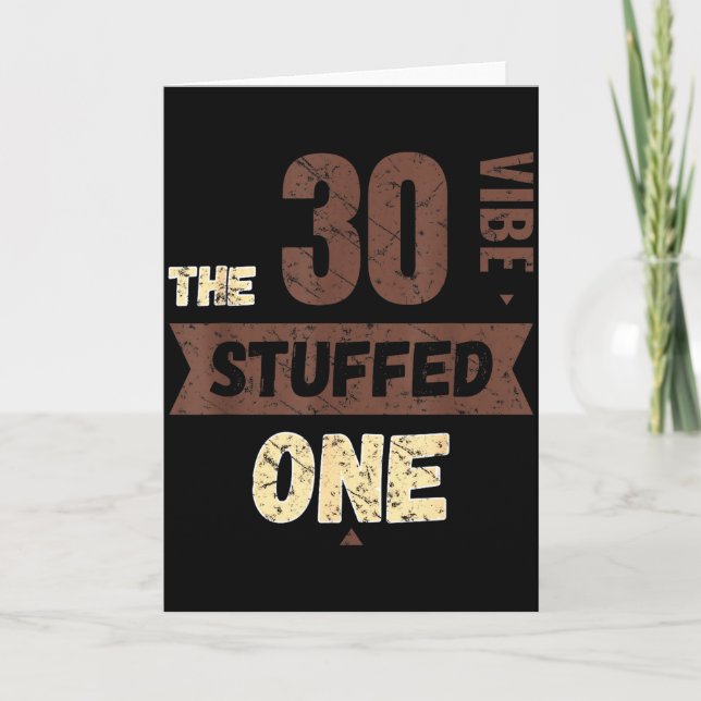 Cartão The Stuffed One _ Fall Family Couple Friends – Vib (Frente)