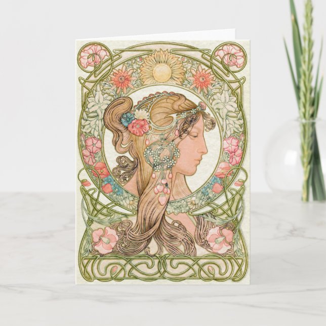 Cartão The Summer Lady-Greeting Card (Frente)
