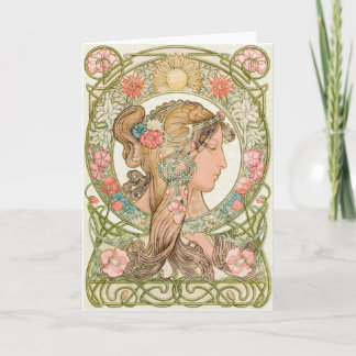 Cartão The Summer Lady-Greeting Card