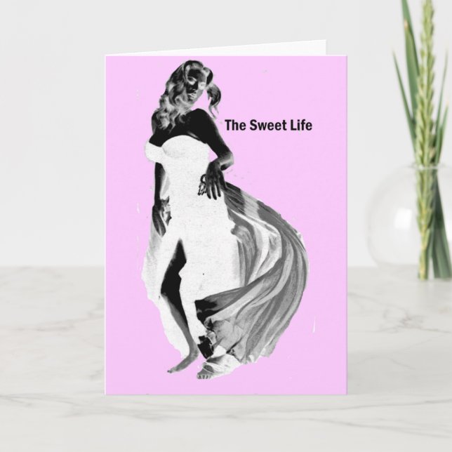 Cartão The sweet life (Frente)