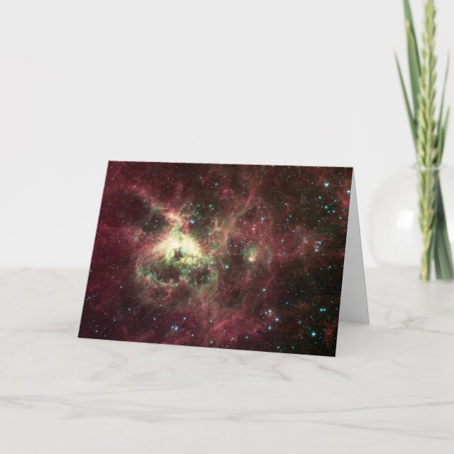Cartão  The Tarantula Nebula Greeting Card (Frente)