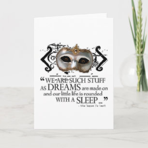 Cartão The Tempest Quote