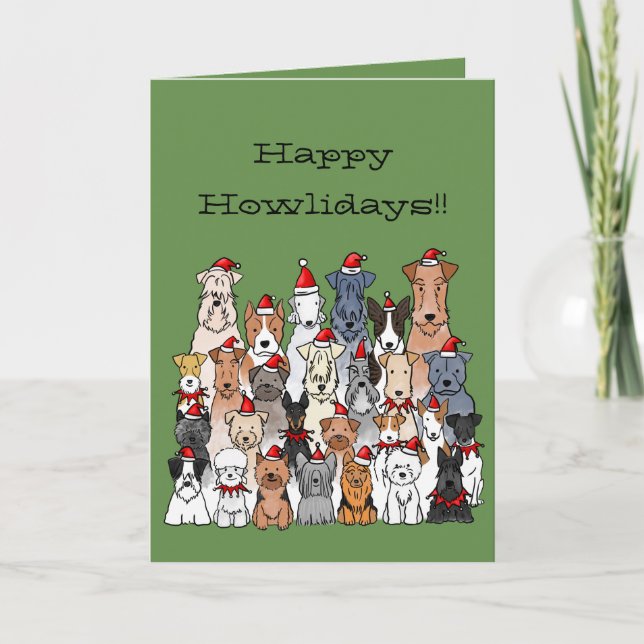 Cartão The Terriers Holiday Card (Frente)
