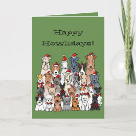 Cartão The Terriers Holiday Card