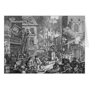 Cartão The Times, placa mim, 1762
