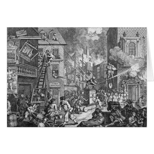 Cartão The Times, placa mim, 1762 (Frente Horizontal)