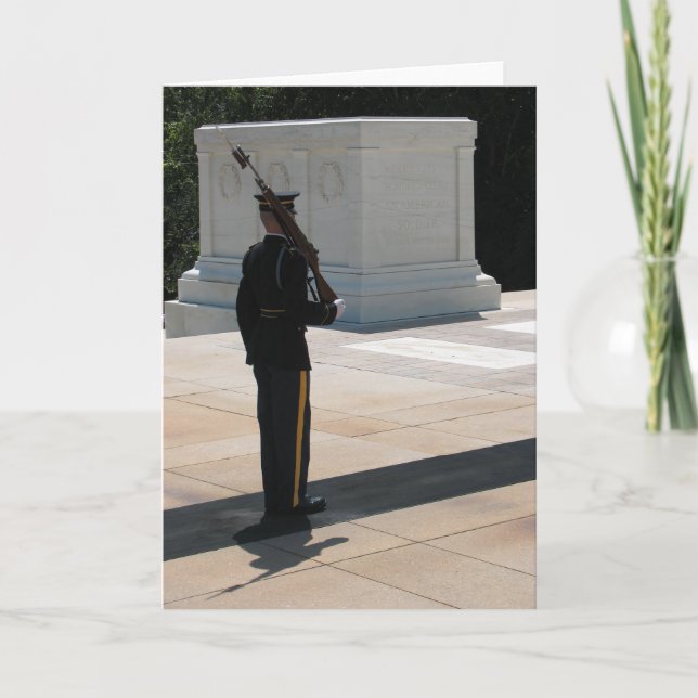 Cartão The Tomb of the Unknowns Greeting Card (Frente)