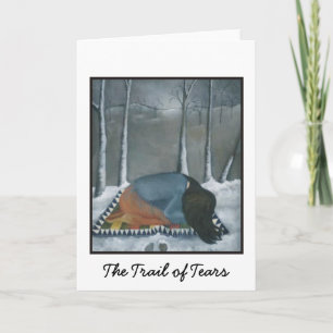 Cartão The Trail of Tears