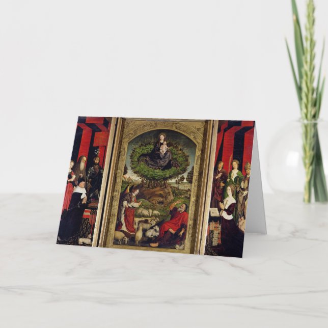 Cartão The Triptych of Moses and the Burning Bush (Frente)