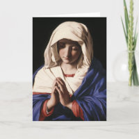 "The Virgin in Prayer", por Sassoferrato (1640)