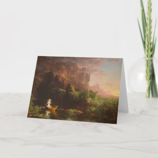 Cartão The Voyage of Life: Childhood Greeting Card