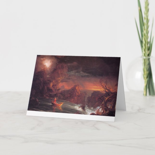 Cartão The Voyage of Life: Manhood Greeting Card (Frente)