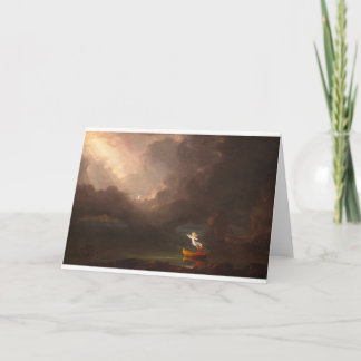Cartão The Voyage of Life: Old Age Greeting Card