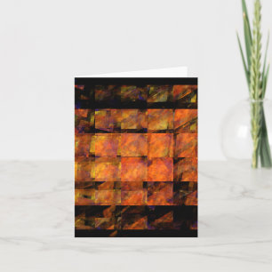 Cartão The Wall Abstract Art Note Card
