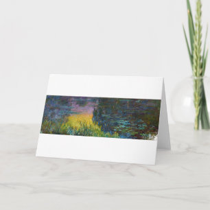 Cartão The Water Lilies - Setting Sun, Claude Monet, 1916