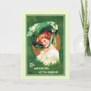 Cartão The Wearing Of The Green Greeting Card