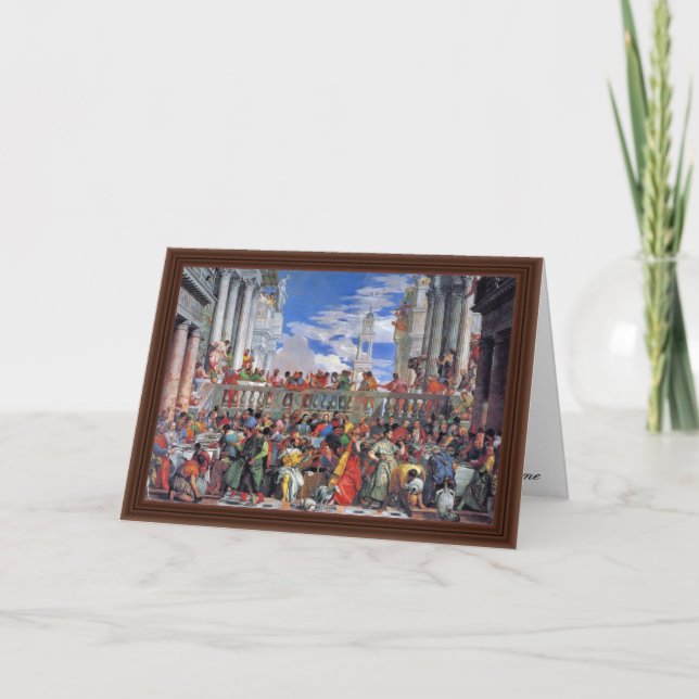 Cartão The Wedding At Cana., Wedding At Cana, (Frente)