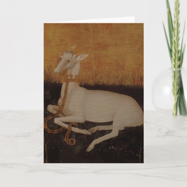 Cartão The White Hart Stag (Frente)