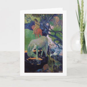 Cartão The White Horse, Gauguin