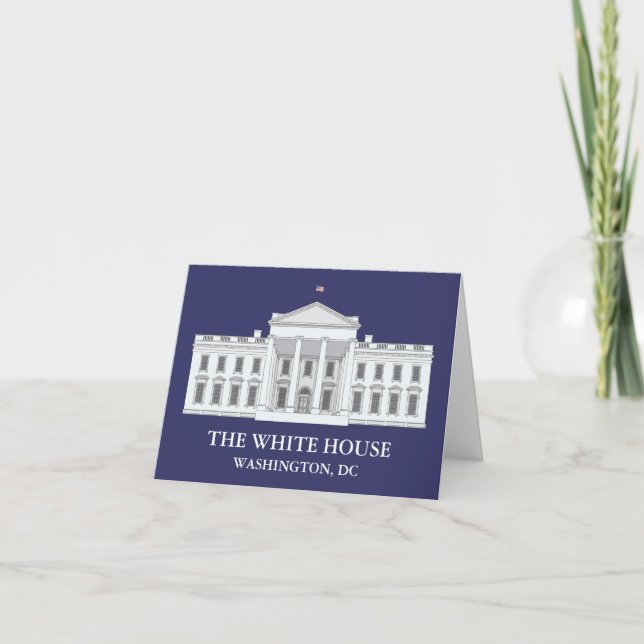Cartão The White House Notecards (Frente)